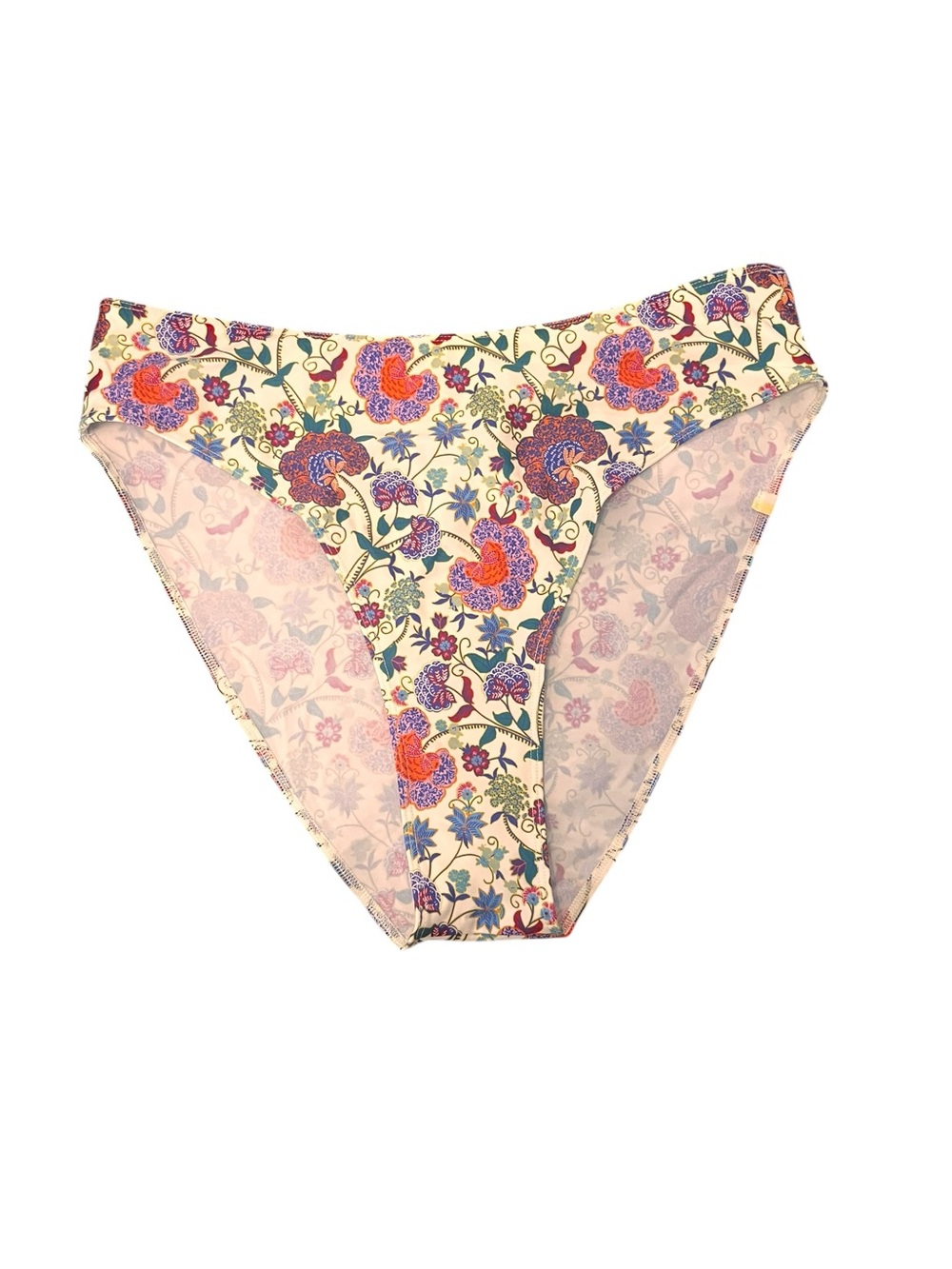 Summersalt‎ Floral The High Leg High Rise Swim Bottoms Size 12